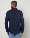 Men Slim Fit Shirt with Band Collar