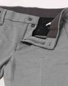 Heathered Slim Fit Flat-Front Trousers