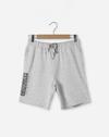 Heathered Knit Shorts with Drawstring Waist