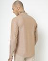 Heathered Slim Fit Shirt with Patch Pocket