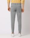 Heathered Slim Fit Flat-Front Trousers