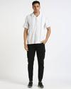 RESORT COLLAR SHIRT IN MOC, OFF WHITE, S