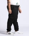 PLUS SIZE CARGO JOGGERS W, JET BLACK, 40