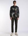 DIGITAL ART PRINTED OVERSHIRT, OLIVE, S