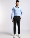 MICRO STRIPE PRINT 4 WAY K, LT. BLUE, XL
