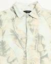 RELAED FIT PRINTED VISCOSE, LT. BLUE, S
