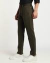 TWILL TEXTURED 4 WAY ST, OLIVE GREEN, 32