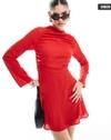 ASOS WOMEN DRESSES, RED, UK 12