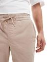 ASOS MEN TROUSERS & PANTS, TAUPE, L