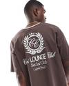 ASOS MEN TSHIRTS, SEAL BROWN, L