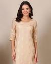 Women Foil Print Straight Kurta