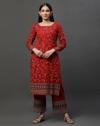 Women Floral Print Straight Kurta & Palazzos Set