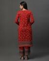 Women Floral Print Straight Kurta & Palazzos Set