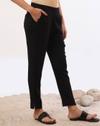 Women Straight Fit Flat-Front Pants