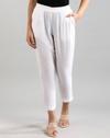 Aurelia Women's Black Solid Wo, WHITE, L