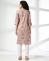 TONAL FLORAL JAAL PRT KUR, LT. PURPLE, M