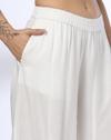 KALIDAR FLARED PALAZZO, OFF WHITE, L