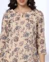 FLORAL LACE PRINCESS KEYHOLE B, BEIGE, S