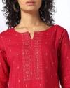 DOTS LINE AOP EMB PLACK, MAGNTA/FUSHA, L