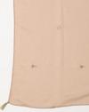 EMBROIDERED POLY TISSUE DUPAT, BEIGE, FS