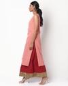 Jacquard-Woven Straight Kurta with Palazzos
