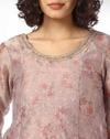 Old Rose Shimmer Floral, OLD ROSE, M