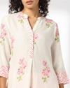 Pink Floral flex, OFF WHITE, L