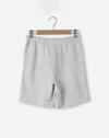 Heathered Knit Shorts with Drawstring Waist