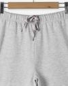 Heathered Knit Shorts with Drawstring Waist