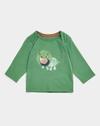 NB B LOE LS TEE/GREEN/050, GREEN, 68