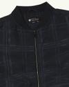 Men Checked Regular Fit Bomber Jacket