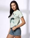 NARUTO INO GREEN TEE, GREEN, XL