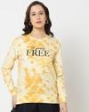 Women Tie & Dye Print Relaxed Fit Sweatshirt