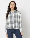 Women Checked Relaxed Fit Shirt