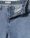Mid Rise Ankle Length Wide, LT. BLUE, 30
