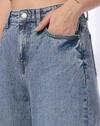 Mid Rise Ankle Length Wide, LT. BLUE, 30