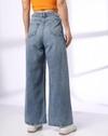 Mid Rise Ankle Length Wide, LT. BLUE, 30