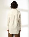 SOLID SEERSUCKER SHIRT WITH WI, WHITE, L