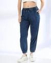 MID WAIST ANKLE LENGTH, MEDIUM BLUE, 26