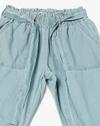 MID WAIST ANKLE LENGTH PAN, LT. BLUE, 30