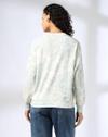 ROME FLORAL AOP SWEATSHIRT, WHITE, L