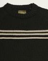 crew neck sweater, OLIVE, M