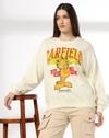 Women Garfield Print Relaxed Fit Sweatshirt