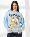 Women Garfield Print Loose Fit Sweatshirt