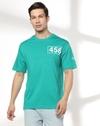 Men Squid Game Print Relaxed Fit Crew-Neck T-Shirt