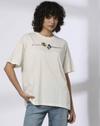 Women Donald Duck Print 90 Loose Fit Crew-Neck T-Shirt