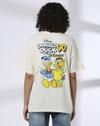 Women Donald Duck Print 90 Loose Fit Crew-Neck T-Shirt