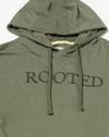 TEES14 EMBROIDERED SS HOODIE, OLIVE, S