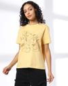 MICKEY AND FRIENDS REGULAR S, YELLOW, XS