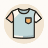 T-SHIRT, GREY, L